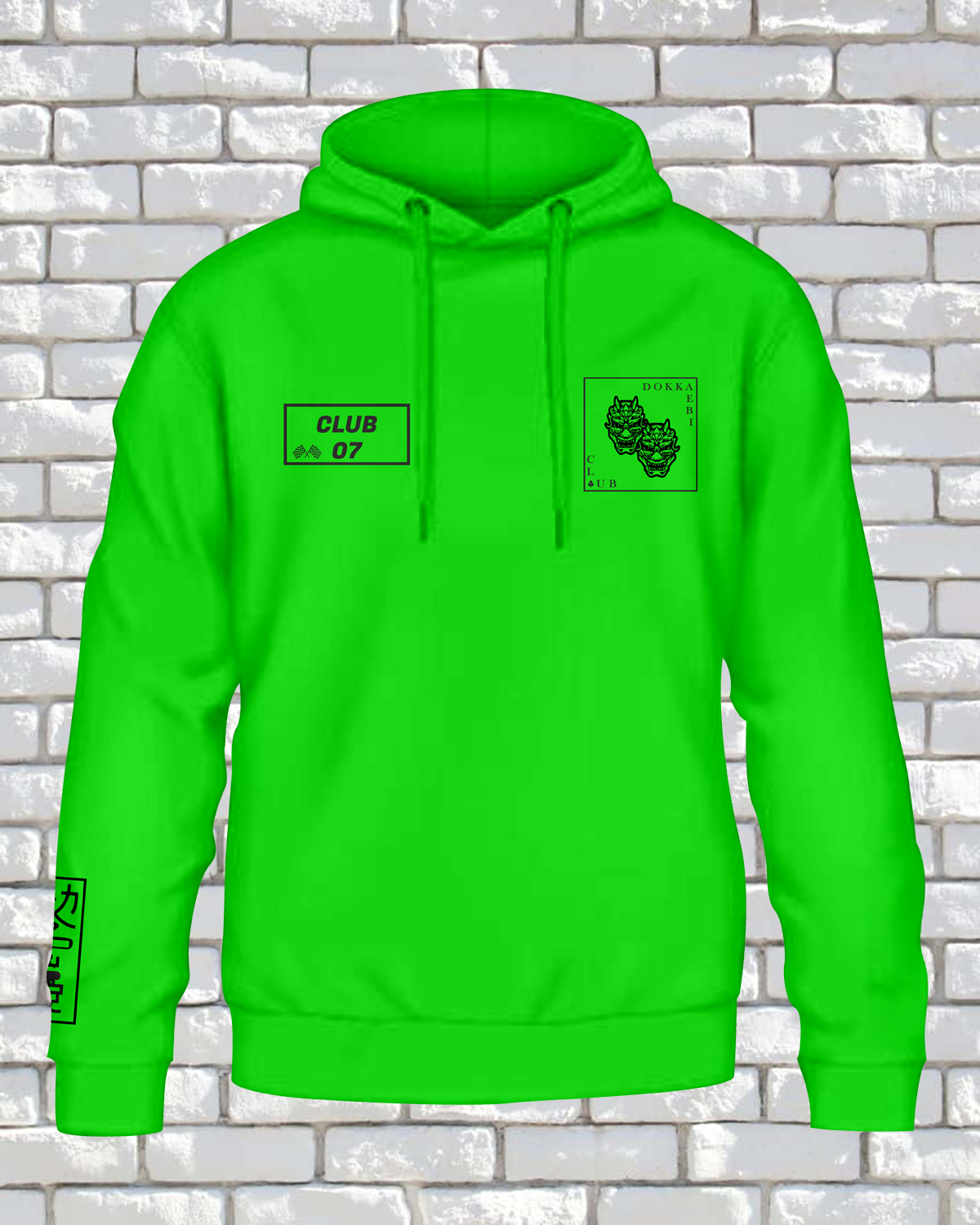 AR Anti Collision Talisman Hood Green Front