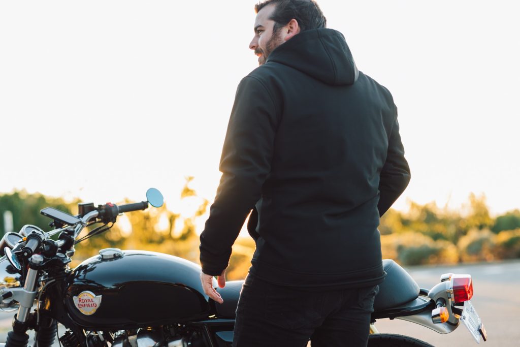 Motorcycle Hoodie With Armor
